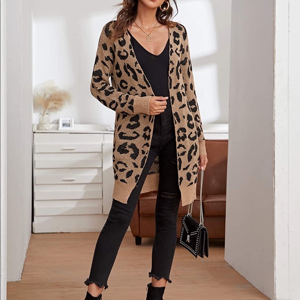 Leopard cardigan